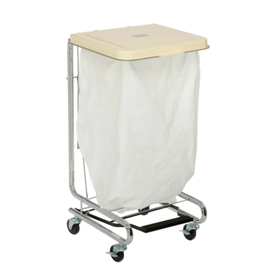 Medline Centurion Rolling Square Hamper Stand