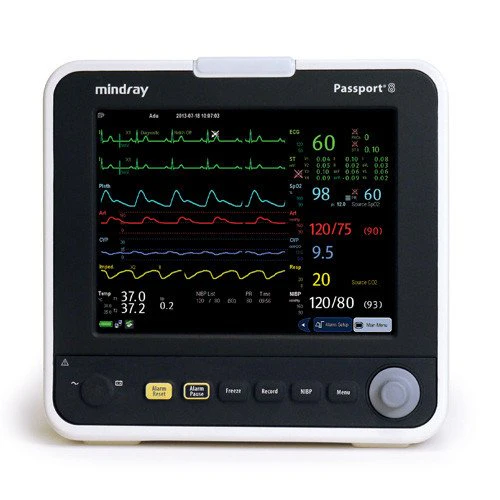 Mindray Passport 8 Patient Monitor, Cart, Wireless, Arrhythmia & ST